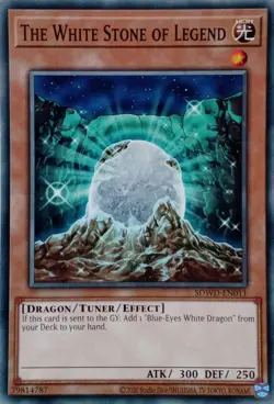 SDWD-EN011 THE WHITE STONE OF LEGEND COMMON UNLIMITED EDITION YuGiOh CARD - Image 1