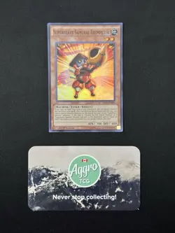 Superheavy Samurai Trumpeter - Yugioh SECE-EN008 1st Edition Super Rare NM - Image 1