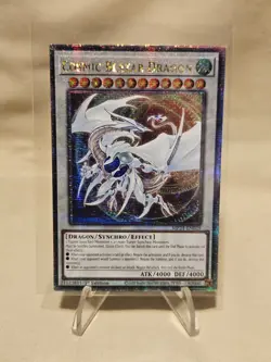 YuGiOh!-Trading Cards-1st Edition-Cosmic Blazar Dragon-MP24-EN029-STARLITE RARE - Image 1
