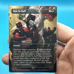 Mtg Deadpool Secret Lair Saw In Half Non-foil - Image 3
