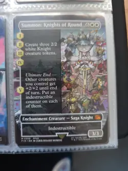 Summon: Knights of Round Final Fantasy Magic the Gathering - Mint - Image 1