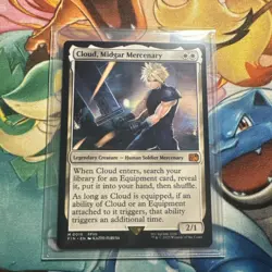 MtG Cloud, Midgar Mercenary M 0010 FIN Final Fantasy Magic Gathering - Image 1