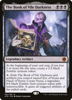 Magic the Gathering - The Book of Vile Darkness - NM Near Mint - AFR - Image 1