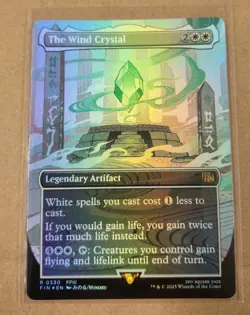 Magic Final Fantasy - The Wind Crystal (Borderless Foil) Rare 0300 - Image 1