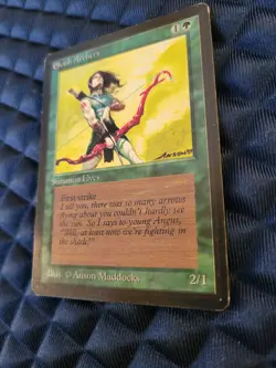 Elvish Archers -Beta MAGIC MTG - Light Play - Image 4