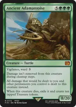 MTG Ancient Adamantoise - Foil, NM-Mint, English Final Fantasy - Image 1