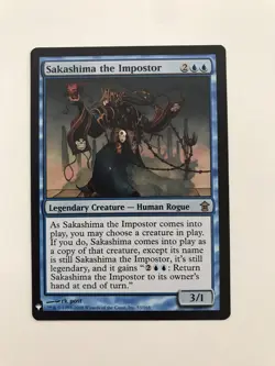 Sakashima the Impostor MTG Magic the Gathering Card NM Mint Saviors of Kamigawa - Image 1