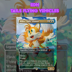 EDH - Tails Flying Vehicles, MTG Commander Deck, Bracket 2, Secret Lair - Image 1