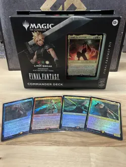 Magic The Gathering Final Fantasy VII Commander Deck CLOUD Limit Break MTG FF - Image 1
