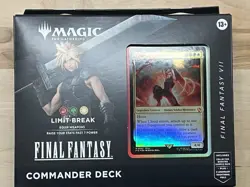 Magic The Gathering Final Fantasy VII Commander Deck CLOUD Limit Break MTG FF - Image 2