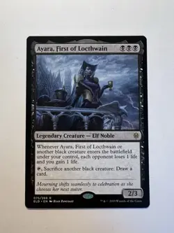 Ayara, First of Locthwain - MTG Throne of Eldraine - NM - Image 1
