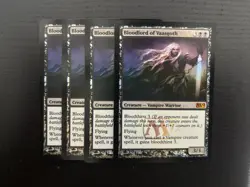 MTG 4X PROMO DCI FOIL BLOODLORD OF VAASGOTH NM M12 MAGIC THE GATHERING 2012 - Image 4