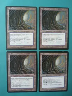 Magic the Gathering MTG Ice Age LAVA TUBES X 4 ( 3 LP/EX & 1 MP) R 1995 Vintage - Image 2