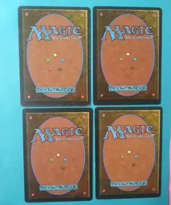Magic the Gathering MTG Ice Age LAVA TUBES X 4 ( 3 LP/EX & 1 MP) R 1995 Vintage - Image 3