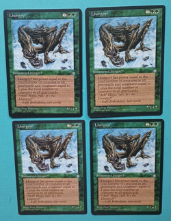 Magic the Gathering MTG Ice Age LHURGOYF X4 R LP/EX 1995 Nice!! - Image 1