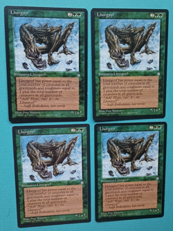 Magic the Gathering MTG Ice Age LHURGOYF X4 R LP/EX 1995 Nice!! - Image 2