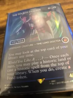 MTG The Fourth Doctor (Serial Numbered) Foil Universes Beyond: Doctor Who (WHO) - Image 1