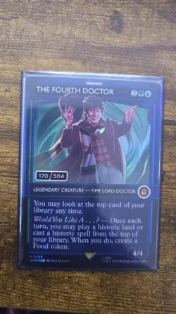 MTG The Fourth Doctor (Serial Numbered) Foil Universes Beyond: Doctor Who (WHO) - Image 2