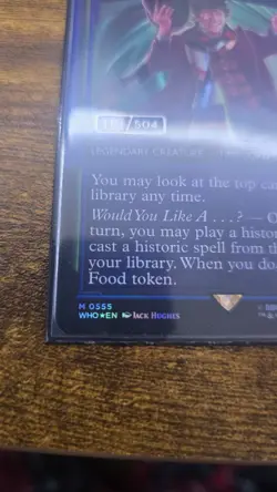 MTG The Fourth Doctor (Serial Numbered) Foil Universes Beyond: Doctor Who (WHO) - Image 5