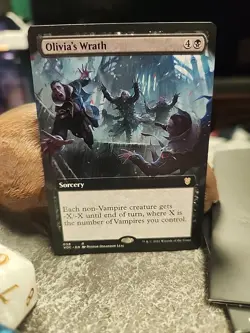 MTG Olivia's Wrath - Extended art - VOC #058 - Image 1