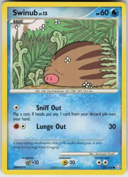 Pokemon TCG Swinub 123/146 Legends Awakened Common card Normal - Image 1