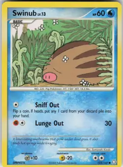 Pokemon TCG Swinub 123/146 Legends Awakened Common card Normal - Image 1