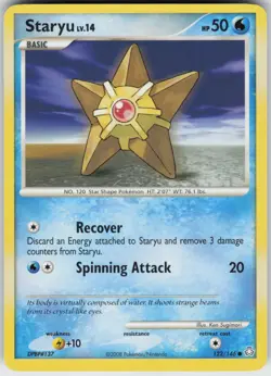 Pokemon TCG Staryu 122/146 Legends Awakened Common card Normal - Image 1