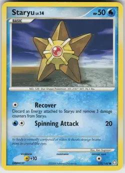 Pokemon TCG Staryu 122/146 Legends Awakened Common card Normal - Image 1