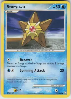 Pokemon TCG Staryu 122/146 Legends Awakened Common card Normal - Image 1