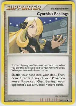 Pokemon TCG Cynthia's Feelings 131/146 Legends Awakened Uncommon card Normal - Image 1