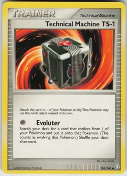 Pokemon TCG Technical Machine TS-1 136/146 Legends Awakened Uncommon card Normal - Image 1