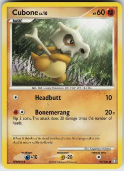 Pokemon TCG Cubone 90/146 Legends Awakened Common card Normal - Image 1
