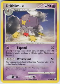 Pokemon TCG Drifblim 53/146 Legends Awakened Uncommon card Normal - Image 1