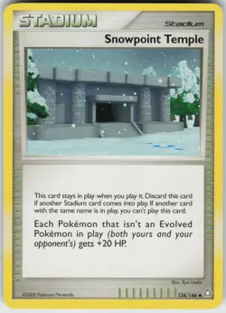 Pokemon TCG Snowpoint Temple 134/146 Legends Awakened Uncommon card Normal - Image 1
