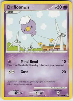 Pokemon TCG Drifloon 92/146 Legends Awakened Common card Normal - Image 1