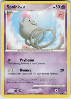 Pokemon TCG Spoink 121/146 Legends Awakened Common card Normal - Image 1