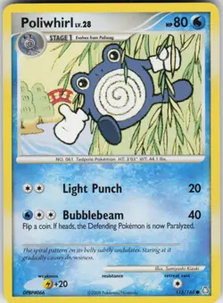 Pokemon TCG Poliwhirl 115/146 Legends Awakened Common card Normal - Image 1