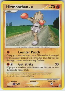 Pokemon TCG Hitmonchan 99/146 Legends Awakened Common card Normal - Image 1