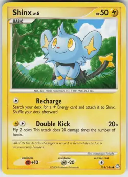 Pokemon TCG Shinx 118/146 Legends Awakened Common card Normal - Image 1