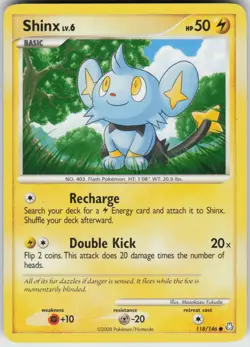 Pokemon TCG Shinx 118/146 Legends Awakened Common card Normal - Image 1