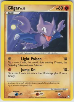 Pokemon TCG Gligar (94) 94/146 Legends Awakened Common card Normal - Image 1