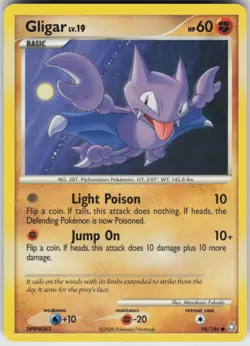 Pokemon TCG Gligar (94) 94/146 Legends Awakened Common card Normal - Image 1