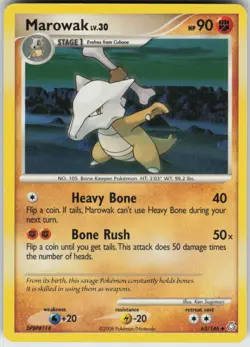 Pokemon TCG Marowak 63/146 Legends Awakened Uncommon card Normal - Image 1