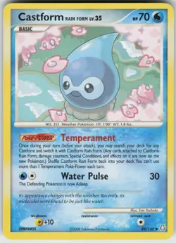 Pokemon TCG Castform Rain Form 49/146 Legends Awakened Uncommon card Normal - Image 1