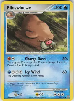 Pokemon TCG Piloswine 69/146 Legends Awakened Uncommon card Normal - Image 1