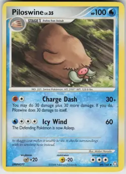 Pokemon TCG Piloswine 69/146 Legends Awakened Uncommon card Normal - Image 1