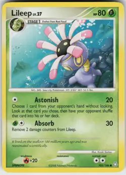Pokemon TCG Lileep 105/146 Legends Awakened Common card Normal - Image 1
