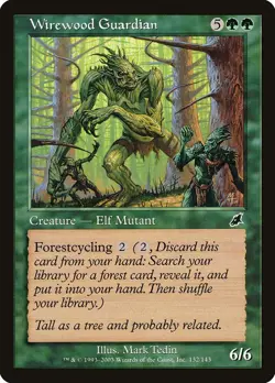 MTG - Wirewood Guardian - Scourge - X1 - (LP) - - Image 1