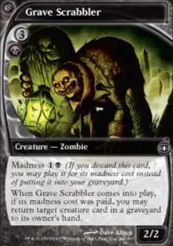 MTG magic cards 2x Grave Scrabbler Future Sight Light Play, English - Image 1