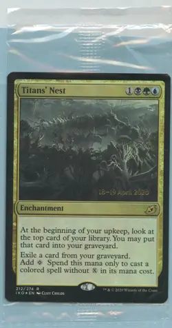 MTG: PreRelease Promo: Ikoria_Lair of Behemoths: Titans' Nest: FOIL - Image 1